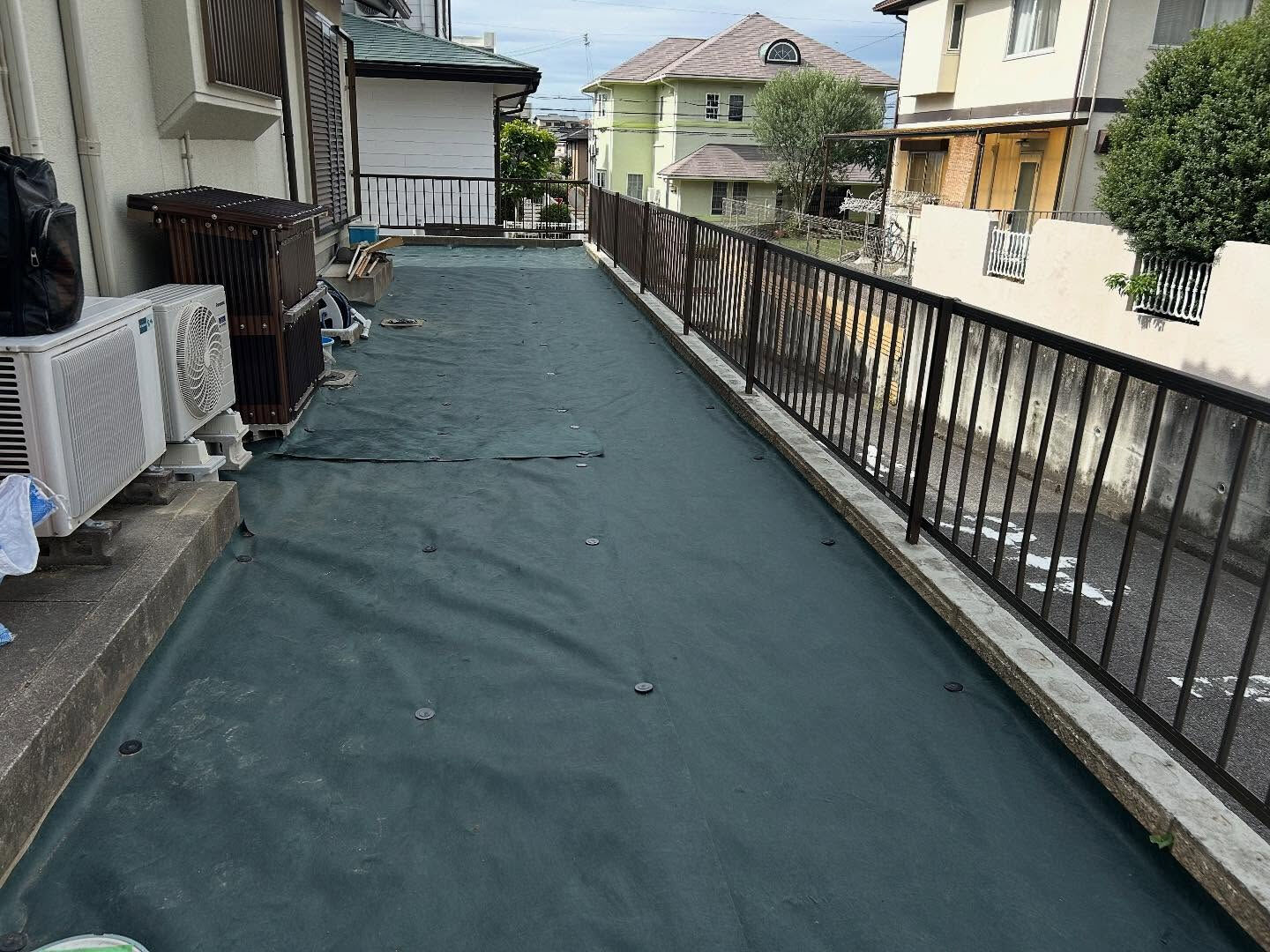 🌿【熊取町・防草シート＆砂利敷き工事】🌿