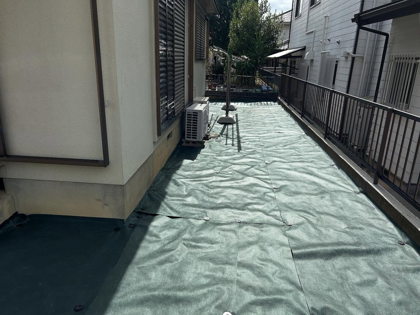 🌿【熊取町・防草シート＆砂利敷き工事】🌿