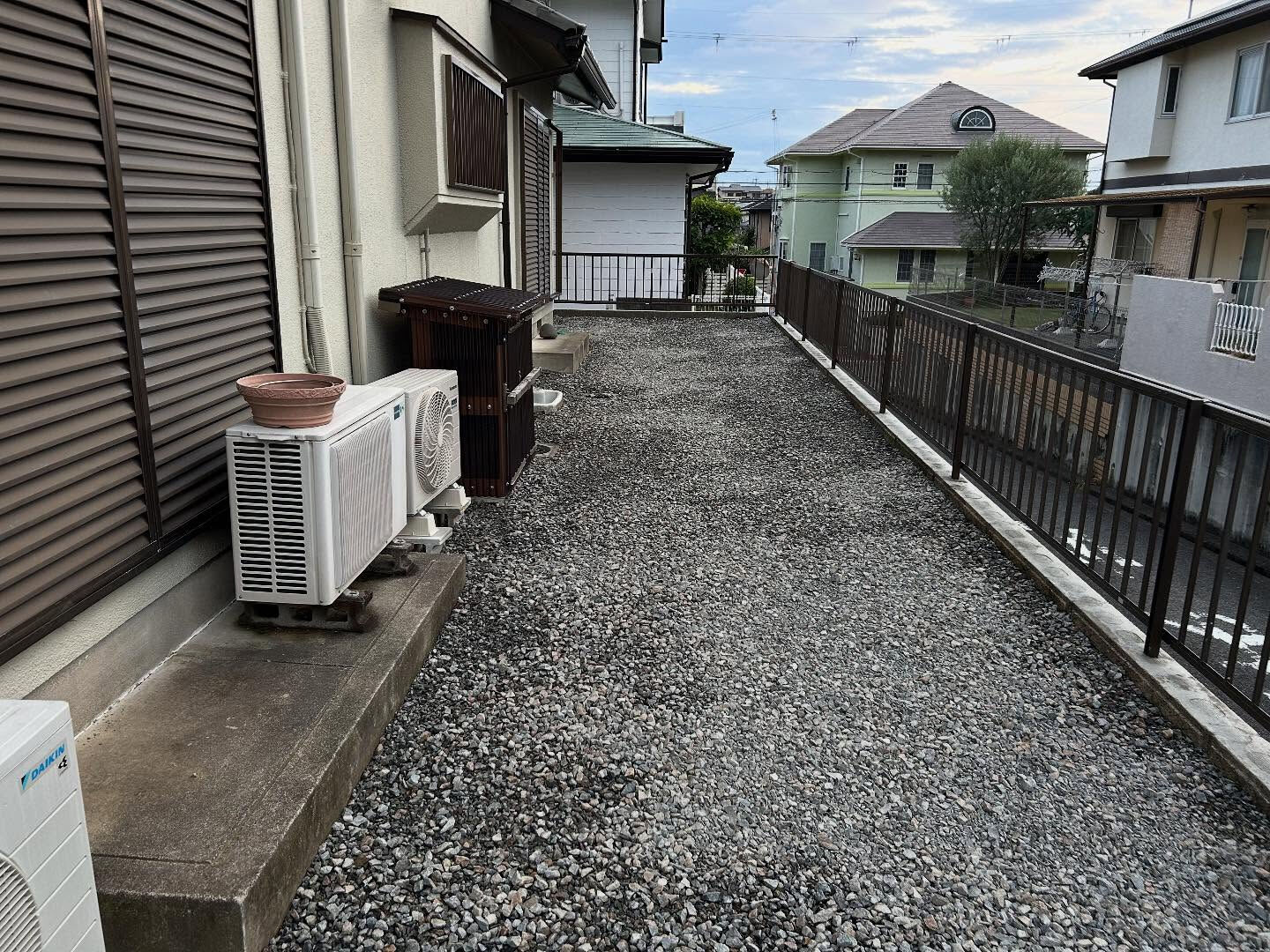🌿【熊取町・防草シート＆砂利敷き工事】🌿