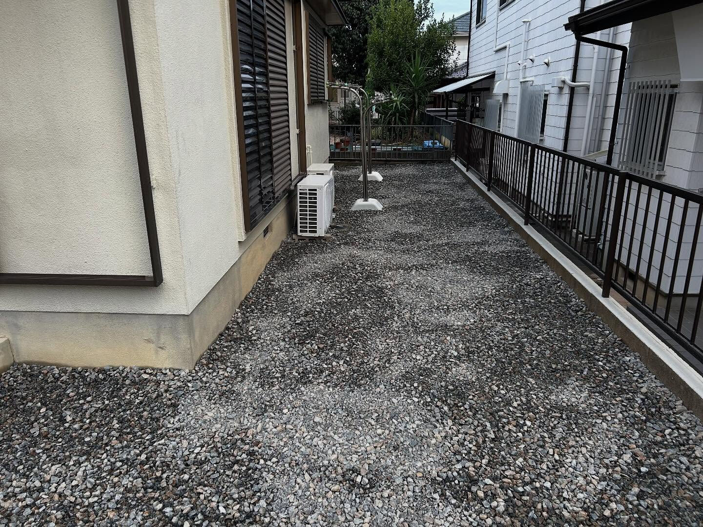 🌿【熊取町・防草シート＆砂利敷き工事】🌿