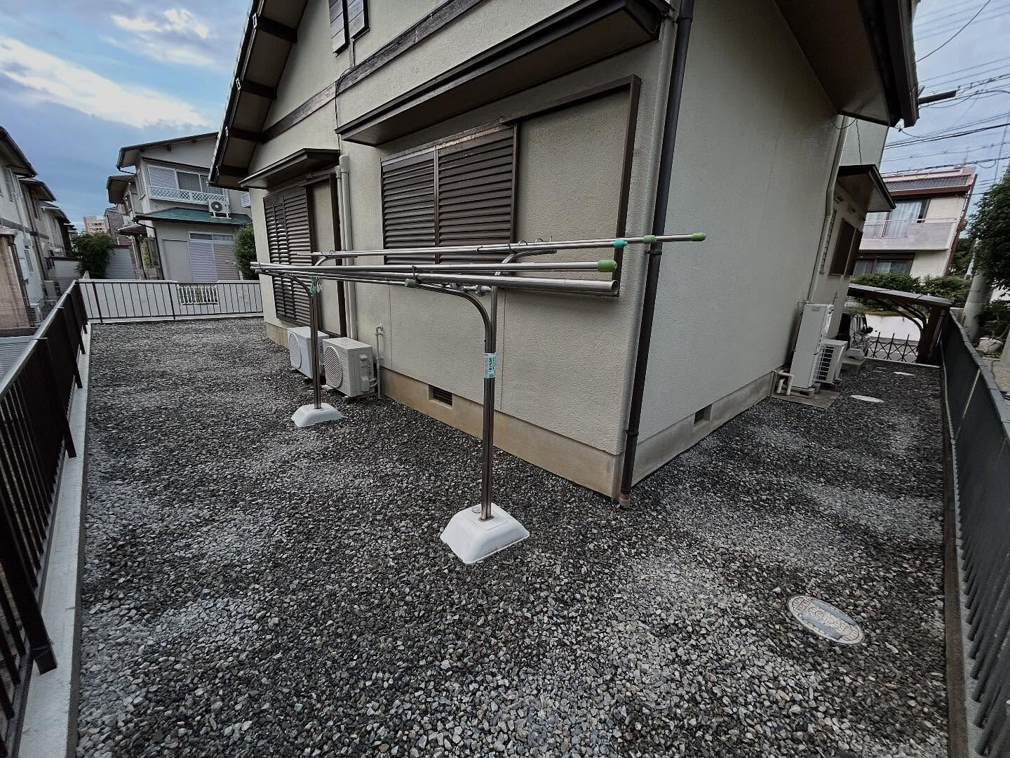 🌿【熊取町・防草シート＆砂利敷き工事】🌿